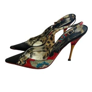 Y2K Roberto CAVALLI Slingback Pumps